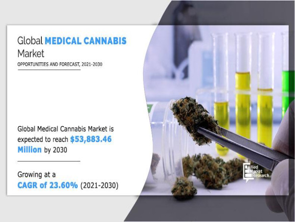  Medical Cannabis Market Size Poised for USD 53.88 billion Milestone by 2032 At a CAGR of 23.6% 