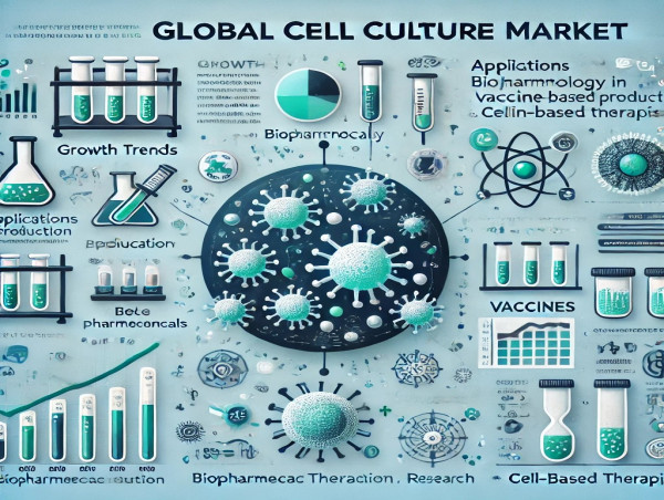  Global Cell Culture Market to Reach USD 44,593.1 Million by 2034 grow at a CAGR of 4.7% | FMI 