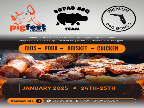  Premium Bail Bonds Proudly Sponsors BOFAB Bar-B-Q Team at Lakeland Pigfest 2024 