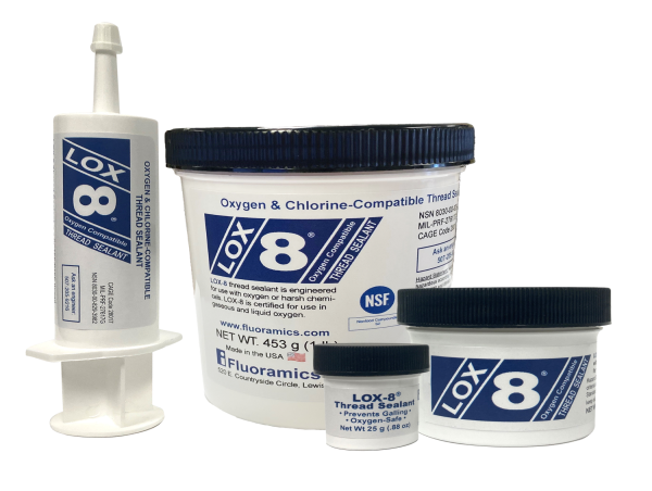  Fluoramics' LOX-8 Thread Sealant Withstands Freezing Temperatures and Cold-Weather Conditions 