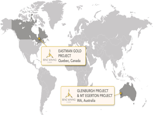  Benz Completes Acquisition of WA Gold Projects from Spartan Resources 