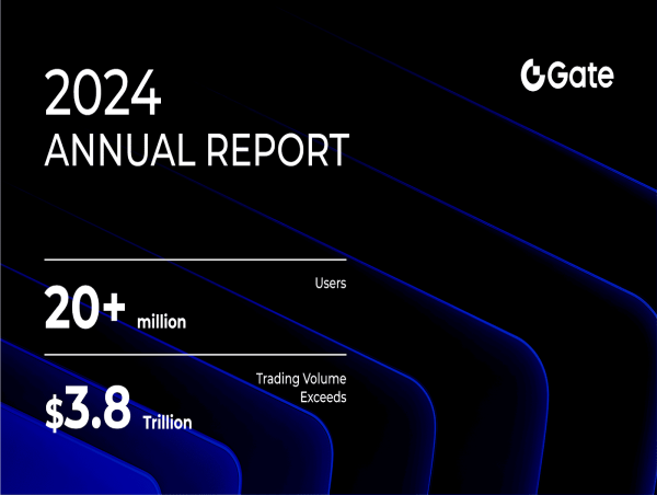  Gate 2024 annual report: trading volume exceeds $3.8 trillion, solidifying top 4 market position 