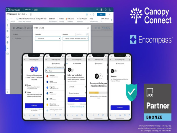  Canopy Connect Announces Integration with Encompass to Verify Insurance in Seconds 