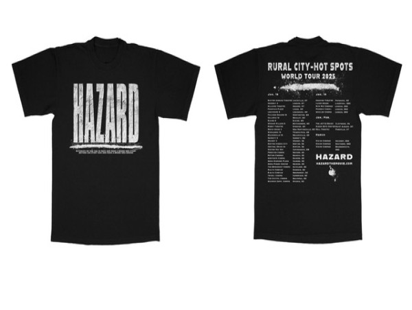 NEW MOVIE HAZARD TEAMS WITH APPAREL COMPANY LFDW ON LIMITED EDITION RECOVERY T-SHIRT TO BENEFIT 'HOPE IN THE HILLS'