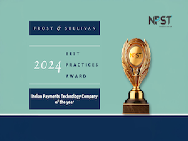  NPST Awarded Frost & Sullivan Technology Company of the Year Award 