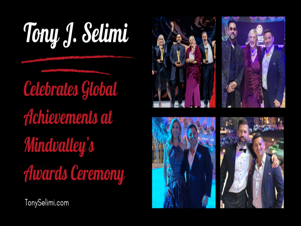  Tony J. Selimi Celebrates Global Achievements at Dubai Expo's Black-Tie Awards Ceremony Organised by Mind Valley 