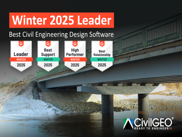  CivilGEO Leads the Way Again in G2’s Winter 2025 Rankings, Users Report 50% Faster Project Turnaround 