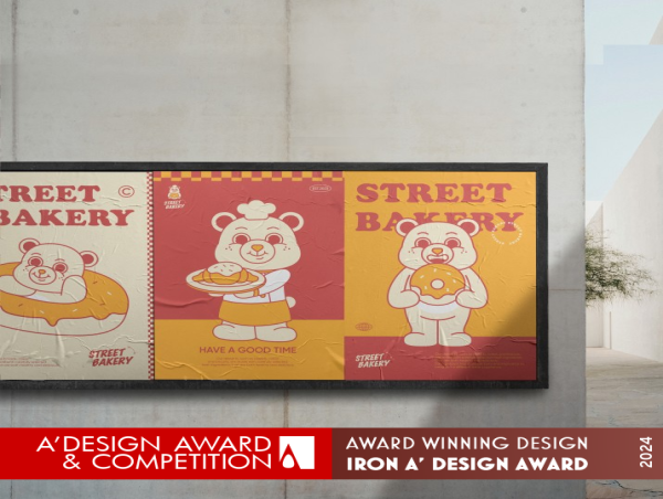  Street Bakery by Sinong Ding, Runxue Chen and Liu Wei Wins Iron A' Design Award in Graphics, Visual Communication Design 