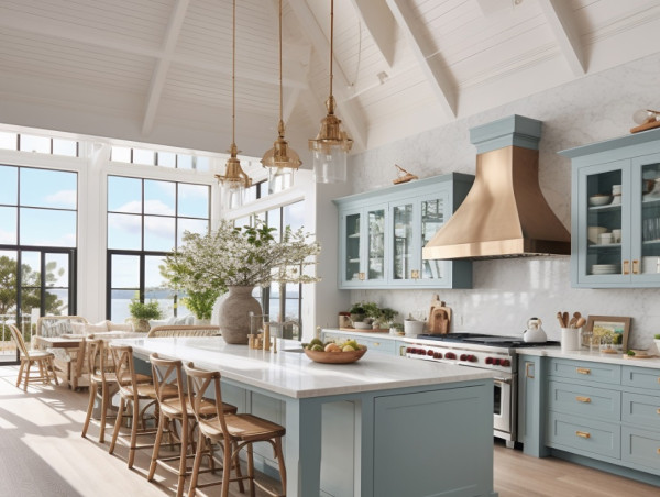  CabinetDIY Unveils Light Blue Kitchen Cabinets: A Perfect Blend of Elegance and Modern Functionality 