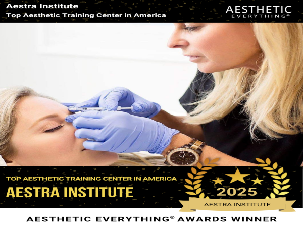  AESTRA INSTITUTE NAMED “TOP AESTHETIC TRAINING CENTER IN AMERICA” IN THE 2025 AESTHETIC EVERYTHING® AWARDS 