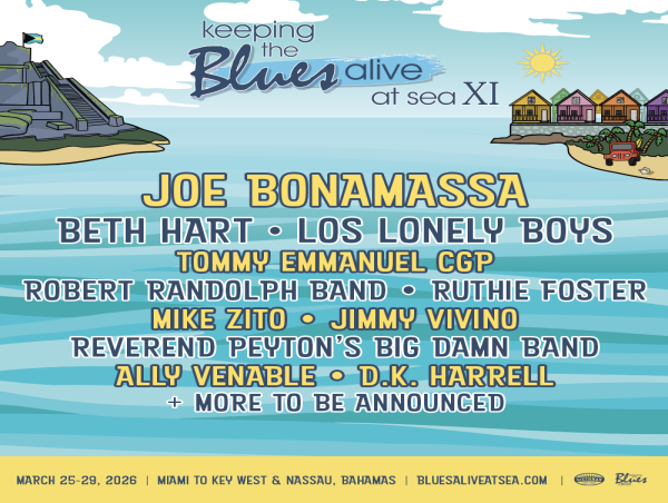  Blues Rock Titan Joe Bonamassa & Vocal Powerhouse Beth Hart Are Back Together On Newly Announced KTBA At Sea XI 