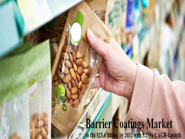 Barrier Coatings For Packaging Market is Projected to Hit $23.6 Billion by 2032 with 5.27% CAGR Growth
