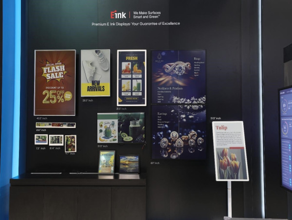  SOLUM Debuts Eco-Friendly Full-Color E-signage with E Ink, Using E Ink Spectra(TM) 6, Further Expanding Display Collaboration Beyond ESL 