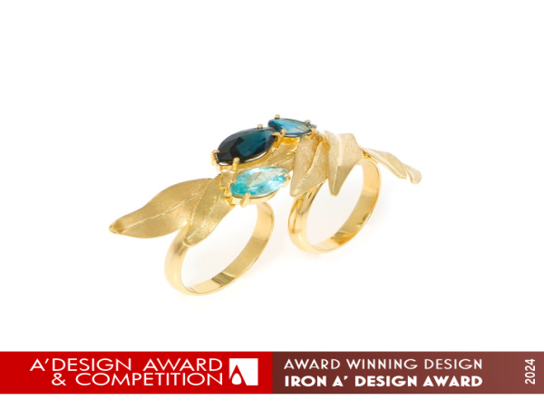  Irises by Larissa Moraes Wins Iron A' Design Award in Jewelry Design Category 