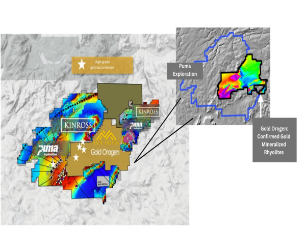  Lode Gold Confirms Geology Consistent to Adjacent Puma/Kinross in New Brunswick: Gold Mineralized Rhyolites 