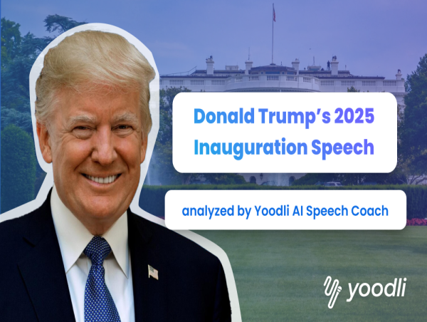  Using Yoodli AI Speech Coach to Analyze President Donald Trump’s Inauguration Speech 