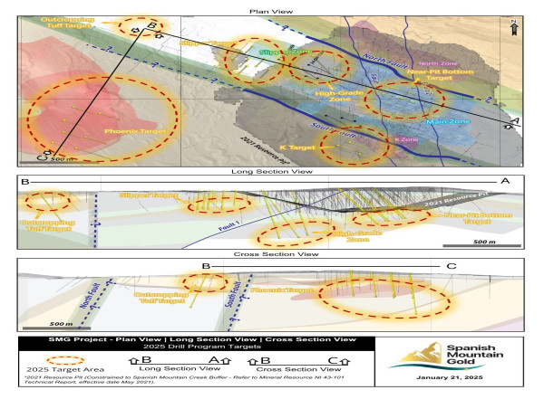  Spanish Mountain Gold Provides Project Update and Announces 2025 Exploration Drill Program 