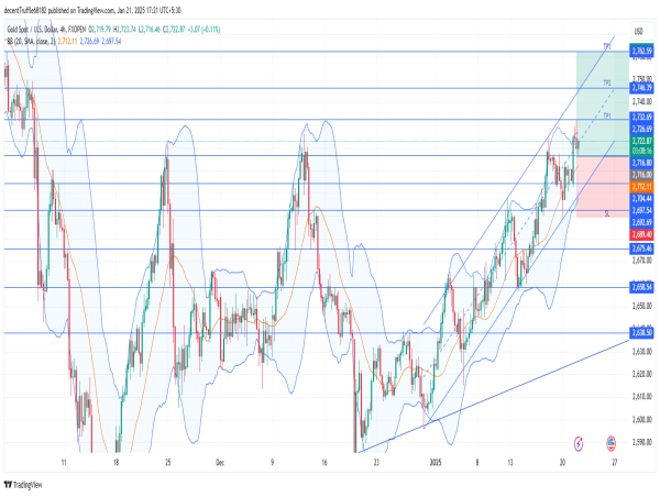  Long Gold: bullish flag signals upside potential amid tariff concerns and safe-haven demand 