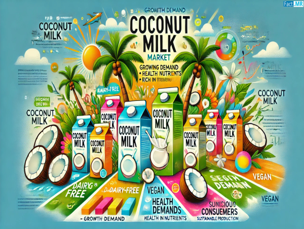  Coconut Milk Market to Reach US$ 4.34 Billion by 2034, Says Fact.MR 