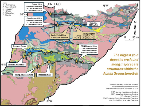  Maple Gold Commences 10,000 Metre Phase I Drill Program at Douay and Provides 2025 Outlook for the Douay/Joutel Gold Project 