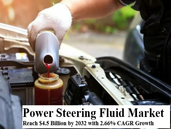  Power Steering Fluid Market to Reach $4.5 Billion by 2032 with 2.66% CAGR Growth 