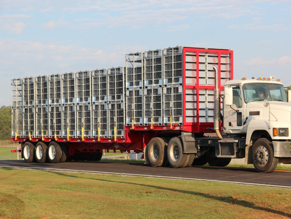  Enhanced Efficiency and Safety with Hydraulic Ramps on Lowboy Trailers for Poultry Transport 