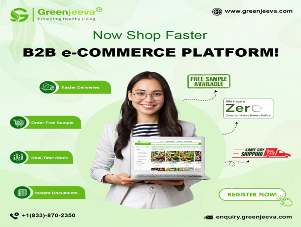  Delayed Compliance Stalls 70% of Nutraceutical Firms - Green Jeeva Launches B2B E-commerce Platform 