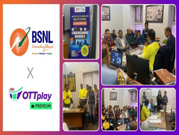  BSNL Launches IFTV Pilot in UP East in partnership with OTTplay 