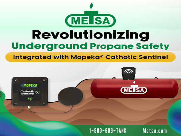  Mopeka and Metsa Tanks Partnership Pairs Underground Propane Tank Safety and Longevity With Tank-and-Cathodic Monitoring 