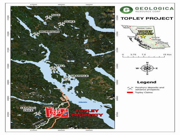  Geologica Introduces Antimony Targets at Topley 