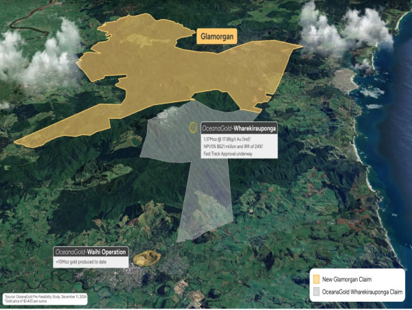  RUA GOLD Reports Two Major Gold Bearing Structures Identified on Its Glamorgan Project 