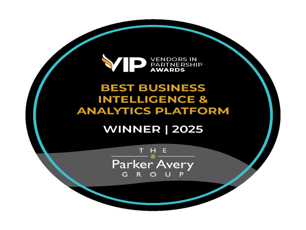  Parker Avery Wins Best Business Intelligence and Analytics VIP Award 