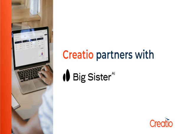  Creatio Partners with Big Sister AI to Further Transform Sales Team Productivity with AI-Driven Solutions 