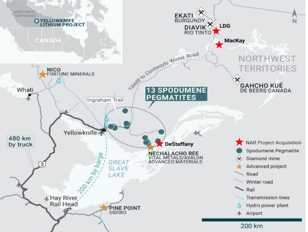  Li-FT Closes Acquisition of 100% Interest in the DeStaffany, LDG & Mackay Lithium Projects, NWT, Canada 