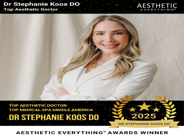  Dr. Stephanie Koos DO Named 'Top Aesthetic Doctor' in Prestigious Aesthetic Everything® Awards 