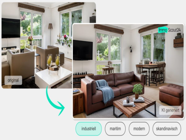  ImmobilienScout24 and PropTexx Partner to Transform Property Search with AI-Powered Virtual Staging and Refurnishing 