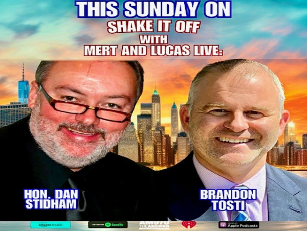  JUDGE DAN STIDHAM & BRANDON TOSTI SHAKE IT OFF, ON SUNDAY 