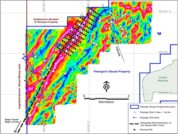  Pelangio Exploration Commences Exploration Follow Up Testing of Targets from UAV Magnetics Survey at Obuasi, Ghana 