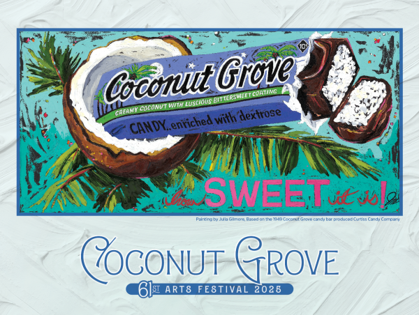  Coconut Grove Arts Festival Unveiled a Sweet Interpretation of This Year’s Commemorative Poster 