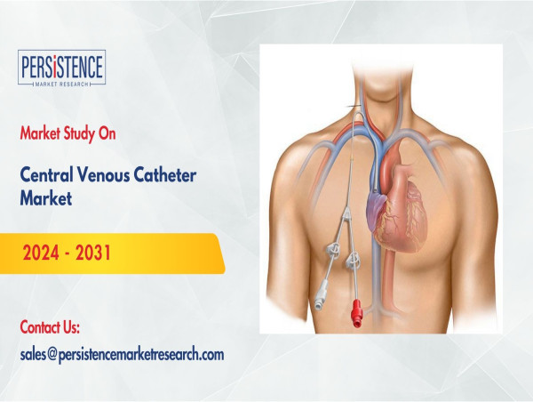  Central Venous Catheter Market Expected to Reach USD 4.4 Billion by 2031 - Persistence Market Research 