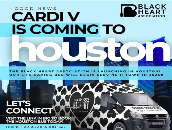  Black Heart Association Launch Mobile Health Bus in Houston to Save Lives and Build Healthier Communities 