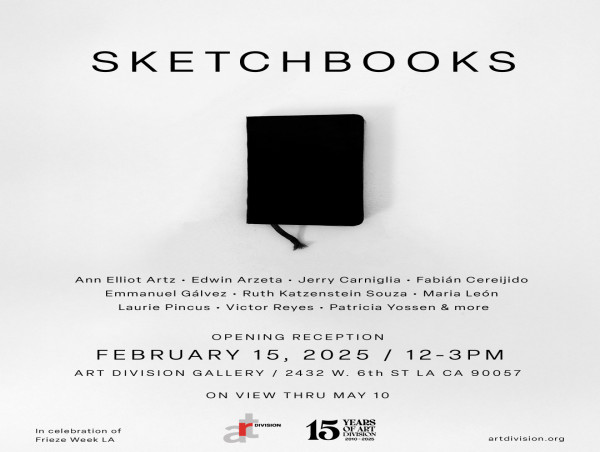  Art Division Gallery announces: SKETCHBOOKS A deep-dive into the minds of artists through their personal sketchbooks. 