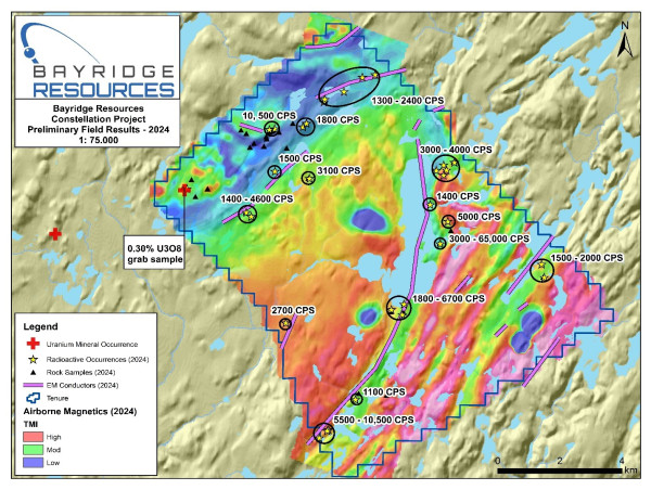  Bayridge Resources Receives Constellation Level 2 Exploration Permit for Drilling 