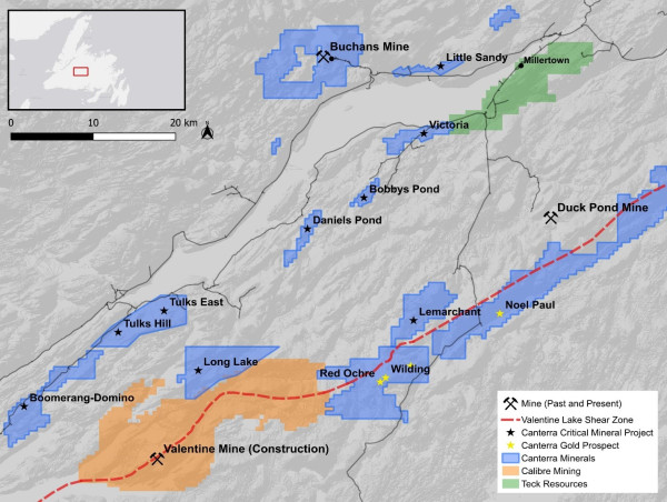  Canterra Outlines 2025 Drill Targets at the Buchans Critical Minerals Project 