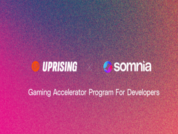  Somnia and Uprising Labs Partner to Launch Gaming Accelerator for Web3 Innovation 