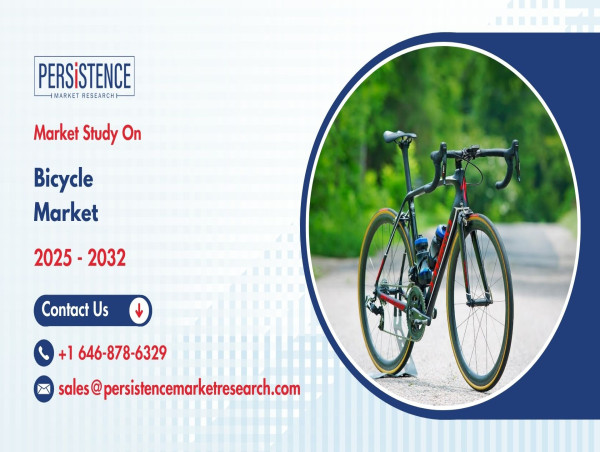  Bicycle Market to Record an Impressive Growth Rate of US$ 102.5 Bn by 2032 - Persistence Market Research 