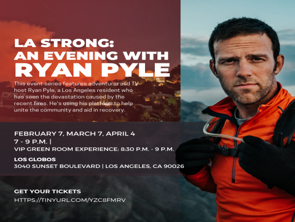 LA Strong: An Evening with Ryan Pyle – A Benefit Show to Support Fire Victims & Honor First Responders