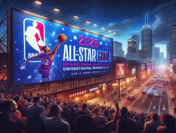  OOH Sports Media Brings Dynamic Digital Advertising Opportunities to the 2025 NBA All-Star Game 