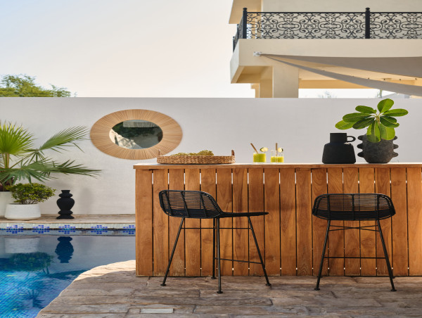  Home and Soul Dubai Introduces Artisanal Rattan Bar Stools for Stylish Living Spaces 