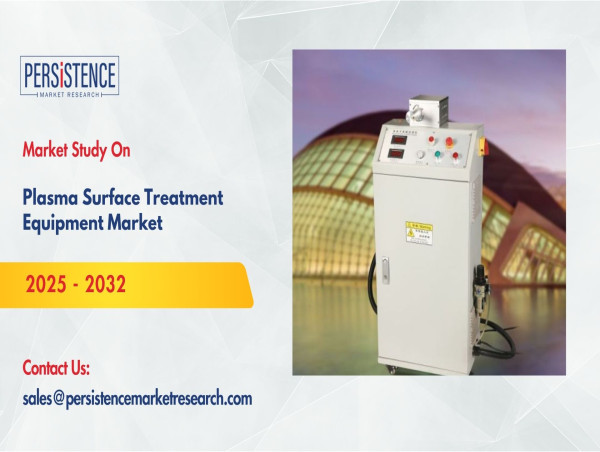  Plasma Surface Treatment Equipment Market Estimated to Grow at 5.8% CAGR by 2032 - Persistence Market Research 